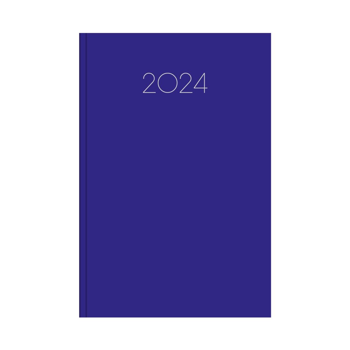 Ημερήσιο ημερολόγιο 2024 simple μπλε σκούρο 14 x 21 cm